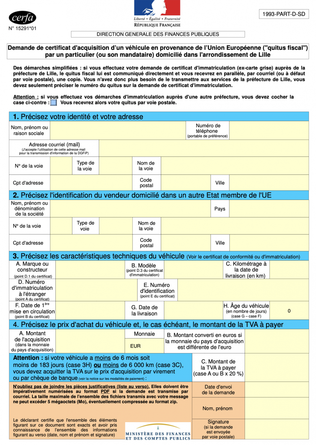 Comment faire une demande de quitus fiscal ?