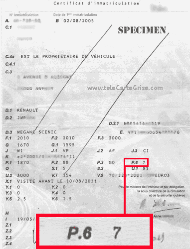 Où trouver le taux de CO² sur son ancienne carte grise ?