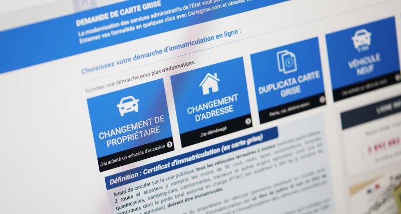 Prix duplicata carte grise 2021